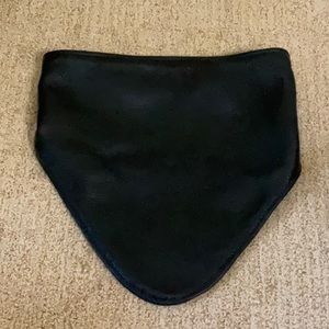 Men’s Leather XL Black Leather Bandana from SD